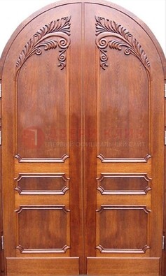 Металлическая арочная дверь ДА-9 в салон красоты в Красногорске