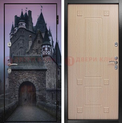 Входная металлическая дверь с фотопечатью замка ДФ-38 в Иваново