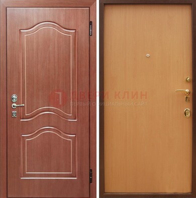 Входная дверь отделанная МДФ и ламинатом внутри ДМ-159 в Кингисеппе