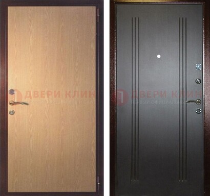 Одностворчатая железная дверь с панелями МДФ ДМ-342 в Сочи