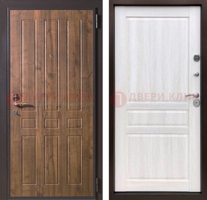 Металлическая дверь с панелями МДФ в квартиру ДМ-356 в Кингисеппе