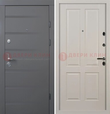 Квартирная железная дверь с МДФ панелями ДМ-423 в Ногинске