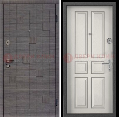 Cтальная дверь в квартиру с МДФ ДМ-488 в Кингисеппе