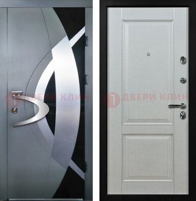 Квартирная стальная дверь с разными МДФ ДМ-509 в Кингисеппе