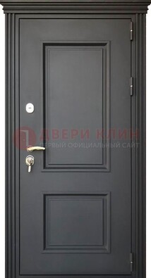 Чёрная дверь с МДФ ДМ-520 в Кингисеппе