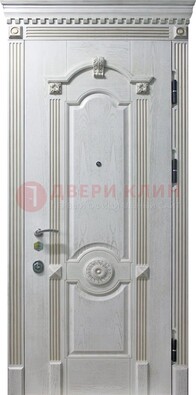 Белая дверь с МДФ ДМ-525 в Кингисеппе