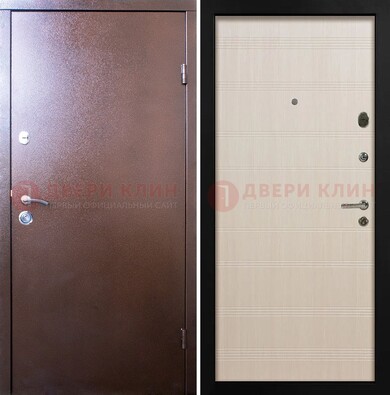 Входная дверь с порошковым покрытием и терморазрывом МДФ ДП-210 в Кингисеппе