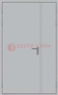 Белая противопожарная двупольная дверь ДПМ-02/30 в Ногинске