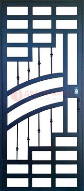 Современная металлическая решетчатая дверь ДР-38 в Кингисеппе
