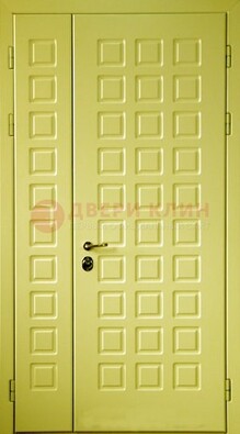 Салатовая тамбурная дверь ДТМ-28 в Кингисеппе