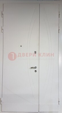 Белая тамбурная дверь ДТМ-31 в Ступино