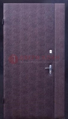 Бордовая металлическая тамбурная дверь ДТМ-3 в Домодедово