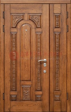 Полуторная железная дверь винорит для дома ДВТ-252 в Гатчине