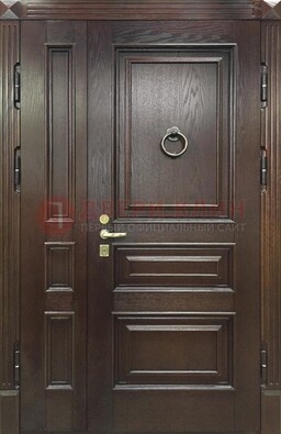 Полуторная металлическая дверь с виноритом ДВТ-253 в Курске