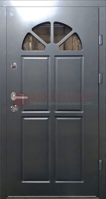 Темная входная дверь с виноритом и терморазрывом ДВТ-64 в Подольске