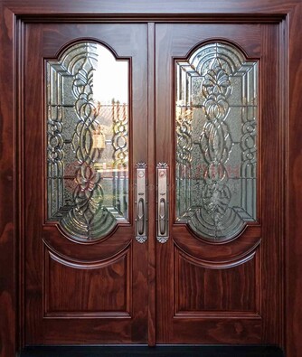 Классическая железная дверь с массивом дуба для входа ВЖ-23 в Кингисеппе